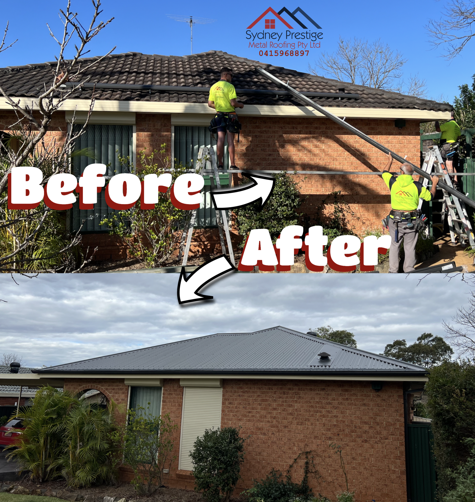 Before and After Roof Repairs